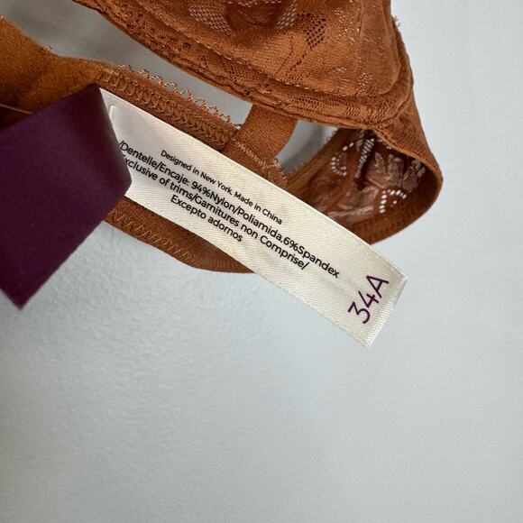Adore Me Celestine Unlined Plus Full Coverage Bra in Cappuccino Brown - Picture 5 of 5